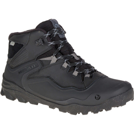 Merrell Overlook 6 Ice Waterproof Hiking Boot - Men's-Black-Medium-9.5