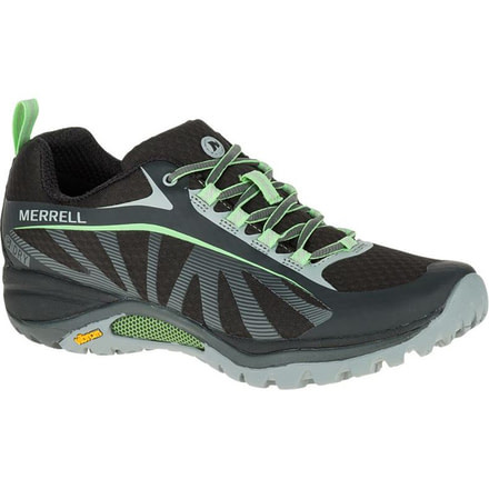 Merrell Siren Edge Waterproof Hiking Shoe - Women's-Black/Paradise-Medium-6