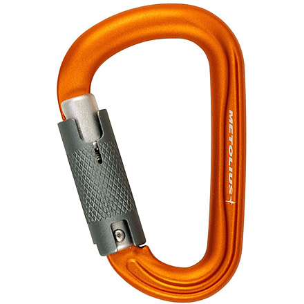 Metolius Element II Auto Lock Carabiner, Gold, ELAL002.04