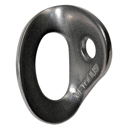 Metolius Stainless Steel Bolt Hanger, Black, SSBO002