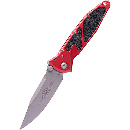 Microtech Socom Elite S/E Apoclyptic Standard 4in Folding Knife, Red, 160-10APRD