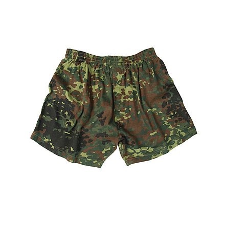 MIL-TEC Boxer Shorts - Mens, Flecktarn Camo, Small, 11201021-902