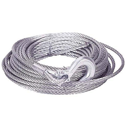 Mile Marker Cable &amp; Hook, 3/8 in x 80 ft, 19-50020C