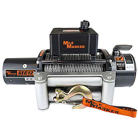 Mile Marker SEC12 Truck/SUV/Jeep Winch, 12.000 lb Capacity, 76-50251BW