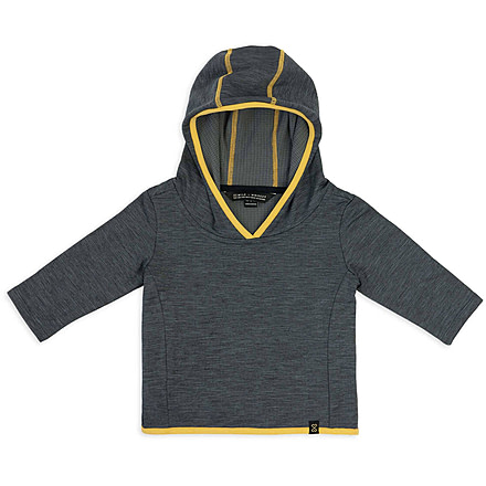 Milk X Whiskey TUMBLER - Baby Grid Fleece Hoodie B4AFFD64, CHARCOAL, 12M-18M, mxwcubgfc12m
