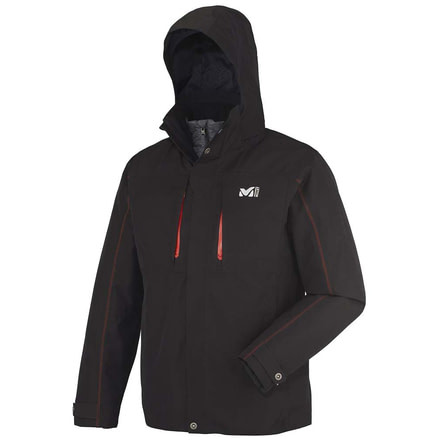 Millet Black Mountain 3 in 1 Jacket - Mens-Black/Noir-X-Large