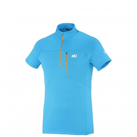 LTK Activ Zip Short Sleeve - Mens-Electric Blue-Medium