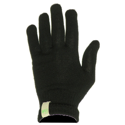 Minus 33 Merino Wool Glove Liner-Black-Small