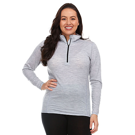 Minus33 Merino Wool Clothing Microweight - Womens Wool 1/4 Zip Woolverino, woolverino-womens-wool-1-4-zip-micro-weight