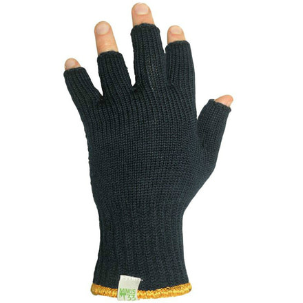 Minus33 Merino Wool Fingerless Glove-Navy-Small