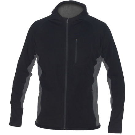 Minus33 Trailblazer Full Zip Hoody - Men's-Black/Charcoal Grey-Small