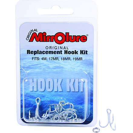 Mirrolure Original Replacement Hook Kit, Size 4, 17514