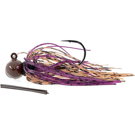 Missile Baits Ikes Micro Football Jig, 1/4oz, PB&J, MJMJ14-PBJ