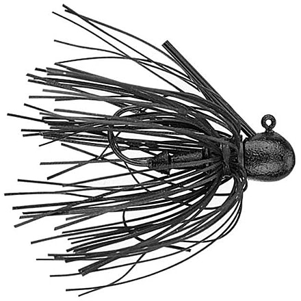 Missile Baits Ikes Micro Jig, 3/16oz, Straight Black, MJMJ316-SBLK