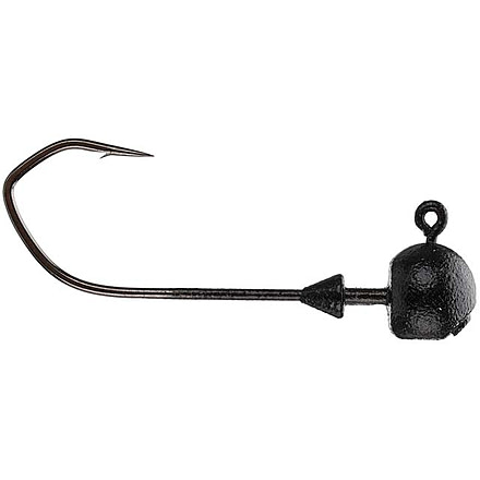 Missile Baits NedBall Head, 3 Per Pak, 3/16oz, Black, MBNBH316-BLK