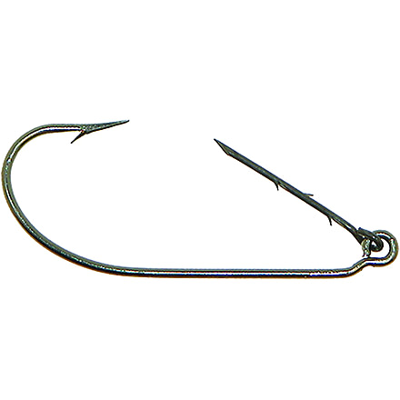 Mister Twister Keeper Hook, Weedless, Worm, Bronze, Size 3/0, 5 per Pouch, KH5-3/0