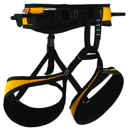 Misty Mountain Women's Bolt Lightweight Sport Climbing Harness, Yellow, Extra Large 5084XL