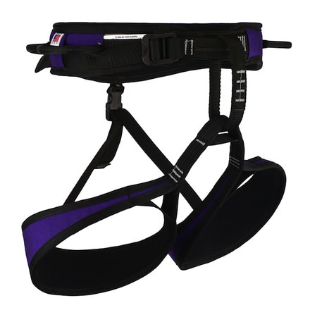 Misty Mountain Women's Volt Lightweight Sport Climbing Harness, Purple, Large 5086LG