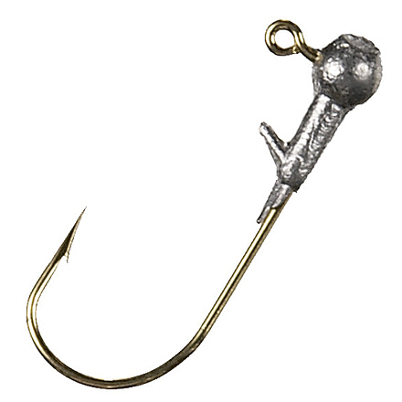 Mizmo Jighead, 1/32 oz, Sz 2 Gold Hook, 8/Pack, 98132