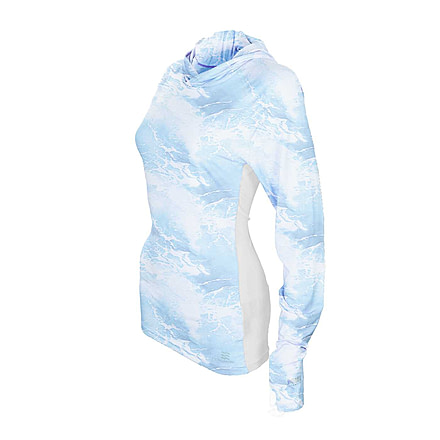 Mobile Cooling Dri Release Cooling Hoodie - Womens, Ocean, Extra Large, MCWT03390521