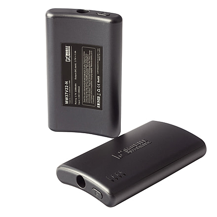 Mobile Warming 3.7V Curved Bluetooth Premium Sock Battery, Black, MW37V22-N