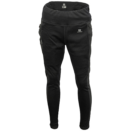 Mobile Warming 7.4V Heated Merino Baselayer Pant - Womens, Black, Medium, MWWP21010321