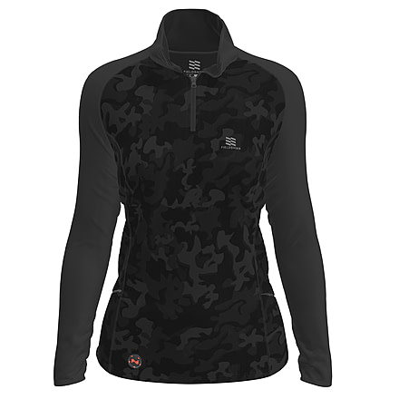 Mobile Warming 7.4V Heated Proton Baselayer Shirt - Womens, Black Camo, Medium, MWWT15010321