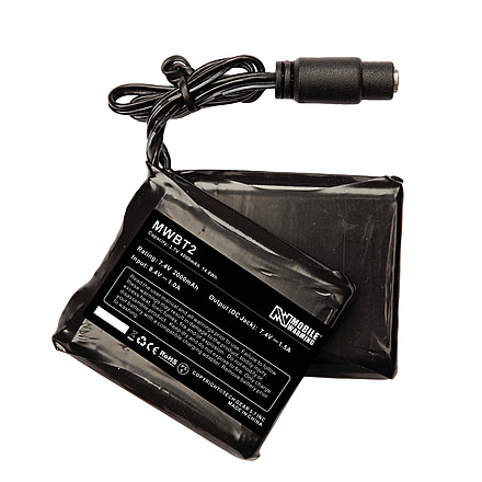 Mobile Warming 7V Li-Ion Battery Pack for Gloves, Black, MWBT1