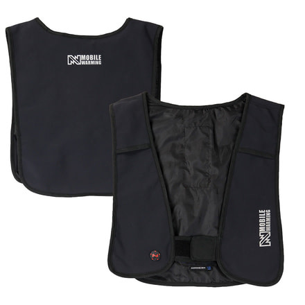 Mobile Warming Smart Thawdaddy Vest, Black, Large/Extra Large, MW19U05-01-12