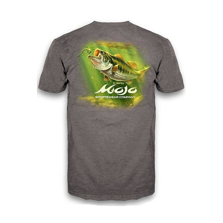 Mojo Sportswear Company Gulp, Slurp, Swallow Bass Scene Short Sleeve Pocket T - Shirt - Mens, Oyster, 2XL, Oyster - 2XL - MSGSSBST