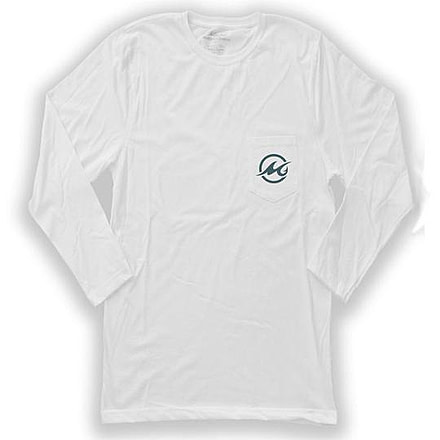 Mojo Sportswear Company Horizon Catch Tee LS - Mens, White Caps, Large White Caps - L - Mojo Horizon Catch Tee LS
