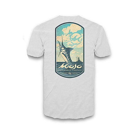 Mojo Sportswear Company Horizon Catch Tee - Mens, White Caps, 2XL White Caps - 2XL - Mojo Horizon Catch Tee