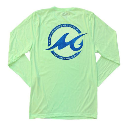 Mojo Sportswear Company Icon Logo Tee Long Sleeve - Mens, Sea Oat, Large Sea Oat - L - Mojo Icon Logo Tee LS