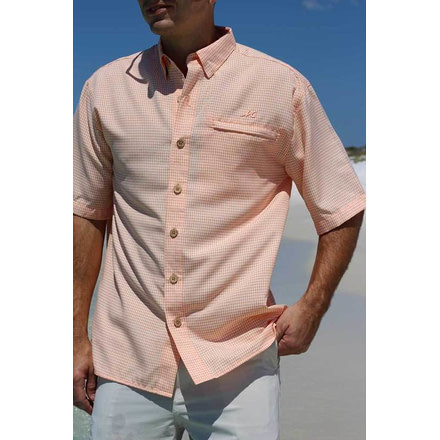 Mojo Sportswear Company Mr. Big Sport Check Performance Shirt Short Sleeve - Mens, Sailor Sunset, 4XL, SLSNST - XXXXL - MBSCPRFSHTSS