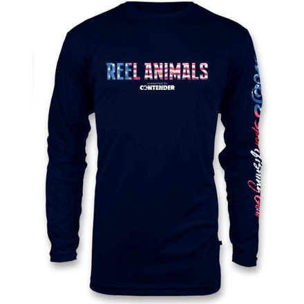Mojo Sportswear Company Reel Animals American Wireman X - Mens, Nautical Navy, Large Nautical Navy- L - Reel Animals American WRMN X