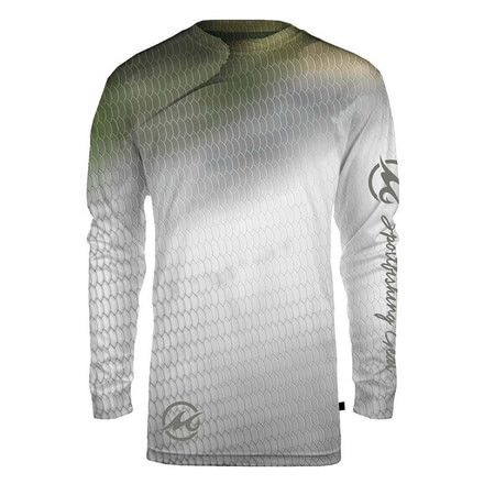 Mojo Sportswear Company Sublimated Wireman Tarpon Shirt - Mens, White, 2XL, White - XXL - SWRMNMT