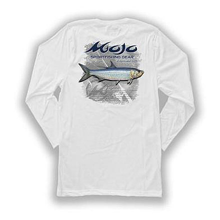 Mojo Sportswear Company Tarpon Tee - Mens, White Caps, 2XL, WHTCP - 2XL - MJTT