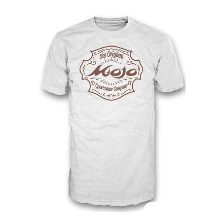 Mojo Sportswear Company Vintage Seal Short Sleeve T - Shirt - Mens, White Caps, Medium, WHTCP - M - MJSVST