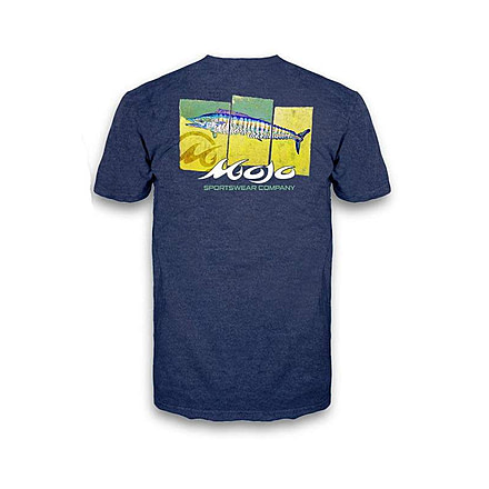 Mojo Sportswear Company Wahoo Panels Tee - Mens, Nautical Navy, Extra Large, NTCN - XL - MWPT