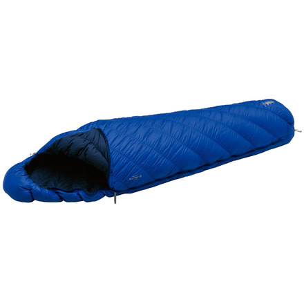 Mont Bell Down Hugger 650 #5 Sleeping Bag 650-fill Down-Blue Ridge-Regular-Right
