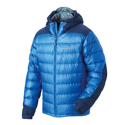 Mont Bell Frost Smoke Parka - Dark Navy/Primary Blue- X- Large