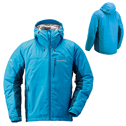 Mont Bell Powder Cache Parka - Men's-Cyan Blue-Small