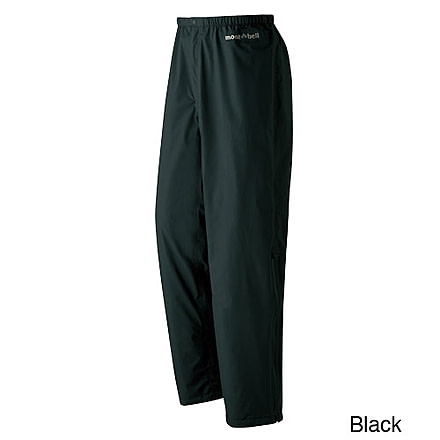 Mont Bell Rain Trekker Pants - Men's-Black-Large