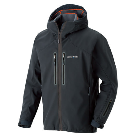 Mont Bell Snow Banshee Hoodie - Men's-Black-X-Large