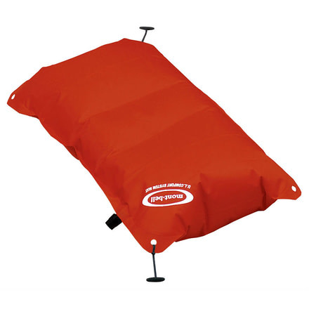 Mont Bell U.L. Comfort System Pillow-Orange Brick