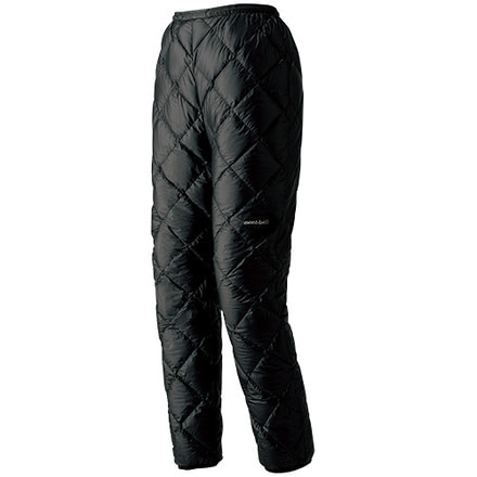 Mont Bell U.L. Down Pants - Women's-Charcoal Black-Small