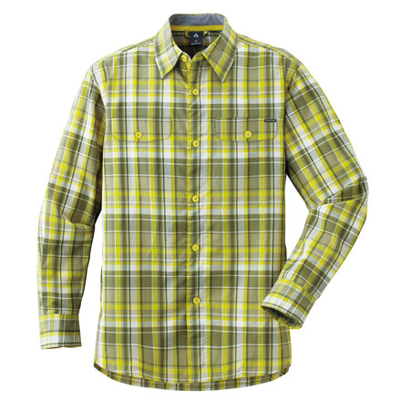 Mont Bell Wickron Light Long Sleeve Shirt - Men's-Green-Small