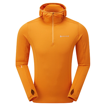Montane Allez Micro Hoodie - Mens, Flame Orange, Small, MAMHOFLOB14