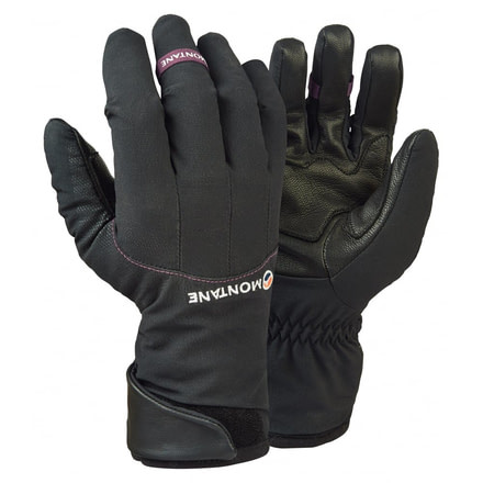 Montane Alpine Stretch Glove, Black, S GASGLBLAB6