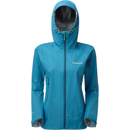 Montane Atomic Jacket - Women's-Zanskar Blue/Wild Lime-10